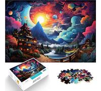 Puzzles para adultos 1000 piezas El paisaje de la ciudad hermosa natal juego familiar para y adecuado para parejas 19.7 pulgadas x 29.5 pulgadas para adolescentes de 14 años y mayores