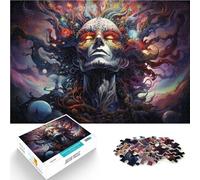 Puzzles para adultos 1000 piezas Fantasy Master of The Universe Puzzle cortado con precisión 26 x 38 cm con póster y hoja de preguntas