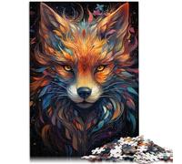 Puzzles para adultos 1000 piezas Galaxy Fox, juguete educativo con póster y hoja de preguntas y respuestas, 14.96" x 20.47"