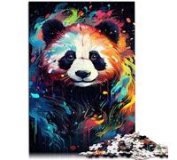 Puzzles para adultos 1000 piezas Galaxy Panda Puzzle Corte Precisamente Juego de Puzzle Estimulante y Juego Familiar 14.96" x 20.47"