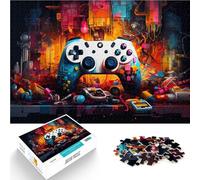 Puzzles para adultos 1000 piezas Gamepad rodeado de juguetes Juego de prueba Mejorar el amor entre parejas 14.96 pulgadas x 20.47 pulgadas para 14 años