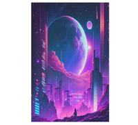 Puzzles para adultos, 1000 piezas, Hermosa ciudad, rompecabezas de madera creativos, juego práctico, decoración familiar (78 x 53 cm)