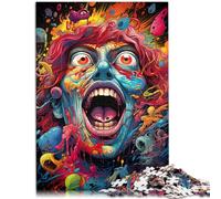 Puzzles para adultos 1000 piezas Monstruo Imposible Puzzle 10.27 pulgadas x 14.96 pulgadas Regalo Divertido para Adolescente Edad 14 Años y Más