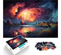 Puzzles para adultos 1000 piezas Paisaje Aprendizaje Juguete educativo 26x38cm Alivio del Estrés Staycation Mata el tiempo para adolescente edad 14 años y más