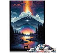Puzzles para adultos 1000 piezas Parque Nacional de Yellowstone EE.UU. Juego Juguetes para la Familia Ideas de regalos 19.7 pulgadas x 29.5" para adolescentes de 14 años y mayores