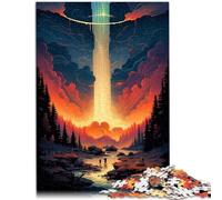 Puzzles para adultos 1000 piezas Parque Nacional de Yellowstone EE.UU. Juegos Juguetes regalo Entrena tu cerebro y tus manos 19,7 pulgadas x 29,5 pulgadas para adolescentes 14+