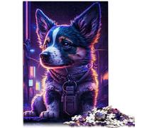 Puzzles para adultos 1000 piezas Perro humano Familia Actividad Puzzle 26x38cm Mejorar el amor entre parejas para adolescentes 14+