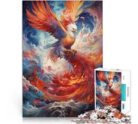 Puzzles para adultos 1000 piezas Phoenix is Flying Juegos Juguetes Regalo 19.7 pulgadas x 29.5 pulgadas con piezas de formas aleatorias totalmente encajables