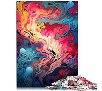 Puzzles para adultos 1000 piezas psicodélico extraño arte DIY rompecabezas juguetes 50x70cm mejorar el amor entre parejas para jóvenes de 14 años