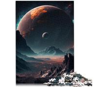 Puzzles para adultos 1000 piezas Puzzle Naturaleza Extraterrestre Juegos educativos 50x70cm Alivio del Estrés Staycation Matar Tiempo para Adolescentes de 14 Años y Más