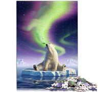 Puzzles para adultos 1000 piezas rompecabezas Arctic Kiss desafío educativo 26x38cm Regalos para Amigos y Familia Adecuado para adolescentes de 14 años y más