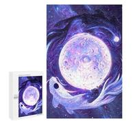 Puzzles para adultos 1000 piezas rompecabezas cósmico de baile de luces para adultos, juguetes, decoración de pared, regalos para mujeres, gran regalo para juegos, 1000 piezas