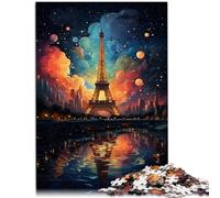 Puzzles para adultos 1000 piezas Torre Eiffel después de la lluvia rompecabezas regalos 50x70cm cumpleaños único y regalos para los 14 años