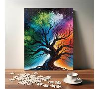 Puzzles para Adultos 120 Piezas, Árbol de la Vida Puzzle, Educativo, Intelectual, descompresión, Divertido Juego Familiar Puzzles 120 Piezas 25 x 20 cm