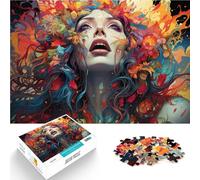 Puzzles para adultos 2000 piezas Fantasía Mujer extraña Juguete educativo Antiestrés Puzzle mejorar la memoria 27.56 pulgadas x 39.37 pulgadas para los 14 años