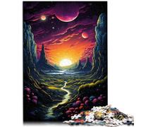 Puzzles para adultos 2000 piezas Rompecabezas The Dark Valley Juego intelectual 27,56 pulgadas x 39,37 pulgadas Excelente regalo para un adolescente de 14 años y más