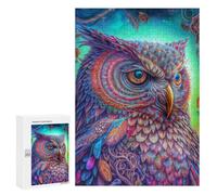 Puzzles para adultos, 300 piezas, coloridas obras de arte de búho de fantasía -3 rompecabezas para adolescentes, juguetes de bricolaje, regalos para mujeres, también como regalo para toda la familia