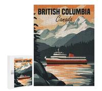 Puzzles para adultos 500 PCS British Columbia Puzzle Familia Juego Familiar, Pero Regalo de Cumpleaños Divertido Y Humorístico, Regalos, 500 PCS