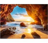 Puzzles para Adultos 520 Piezas, Amanecer Cueva Puzzle, Educativo, Intelectual, descompresión, Divertido Juego Familiar Puzzles 520 Piezas 52 x 38 cm
