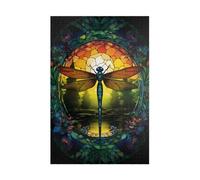 Puzzles para Adultos 520 Piezas, Libélula Amanecer Puzzle, Educativo, Intelectual, descompresión, Divertido Juego Familiar Puzzles 520 Piezas 52 x 38 cm