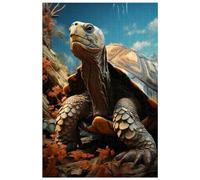 Puzzles para Adultos de 1000 Piezas, de una Tortuga Marina Que Sube a Tierra para iniciar su Viaje, Puzzles de Animales (b ; 1000)