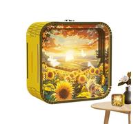 Puzzles para adultos, luz nocturna Puzzle | Kit de único de madera y acrílico, Kits de modelos artesanales creativos y lindos con luz nocturna, decoración de la casa para el mes
