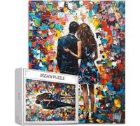 Puzzles para Adultos, Puzzle 3000 Piezas Abstracto Rompecabezas Adultos Pieza de Madera Juegos, Obra de Arte de Juego de Rompecabezas, Jigsaw Puzzle Pareja, Decoración del Hogar Regalos 122x81cm D-560
