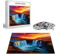 Puzzles para Adultos, Puzzle 3000 Piezas Caer Rompecabezas Adultos Pieza de Madera Juegos, Obra de Arte de Juego de Rompecabezas, Jigsaw Puzzle Paisaje para Decoración del Hogar Regalos 122x81cm D-406