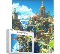 Puzzles para Adultos, Puzzle 5000 Piezas Paisaje Rompecabezas Adultos Pieza de Madera Juegos, Obra de Arte de Juego de Rompecabezas, Jigsaw Puzzle Arquitectura para Decor del Hogar 156x105cm D-630