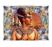 Puzzles para Adultos, Puzzle de 1000 Piezas - Puzzle Hombre egipcio antiguo, Obra de Arte de Juego de Rompecabezas para Adultos, Rompecabezas de Piso de Impresión de Alta Definición Multicolor 26X38c