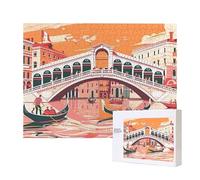 Puzzles para Adultos, Puzzle de 2000 Piezas - Ciudad acuática de Venecia, Moderno DIY Obra de Arte de Juego de Rompecabezas para Adultos, Rompecabezas de Impresión de Alta Definición, Regalo, Q-671