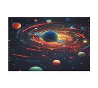 Puzzles para adultos, Universo colorido, 1000 piezas, juguete intelectual creativo, juegos de montaje (75 x 50 cm)