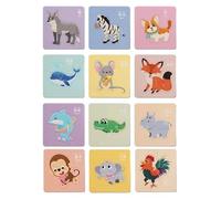 Puzzles para eles,Herramienta de Desarrollo del Pensamiento Temático Frutas,Puzzle Anime - para Niños Niñas Preescolares Viajes Mover Profesional Hogar Exterior