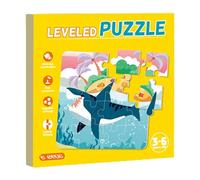 Puzzles para Les, Puzzles de Puzzle, para - Dibujos Animados magnéticos Juguetes Aprendizaje de Actividades Animales para niños y niñas
