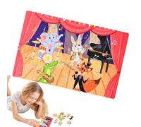 Puzzles para, Puzzles para niños - Juegos de viaje de 60 piezas para, de animales, juguetes de despertar para estimular el interés del aprendizaje, preescolar, de más de 3