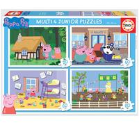 Puzzles Progresivos 4x Peppa Pig 20-80 - EDUCA