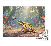 Puzzles Rana de árbol 1000 Piezas De para Adultos, Rompecabezas Ecología de Bosque Lluvioso Adultos, Juego Didáctico Regalos Creativos 1000pcs (75x50cm)
