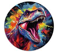 Puzzles Regalos Juguetes Rex Dinosaurio Colorido 1000 Piezas Puzzle 67,5 x 67,5 cm y el rompecabezas es sofisticado pero entretenido y humorístico