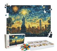 Puzzles sueño Ciudad | Puzzle 1500 Piezas XL 87x57 cm | Rompecabezas Madera Desafiante para Adultos | con Exquisita Caja de Embalaje | para Decorar Toda La Familia | Rompecabezas Adultos W3H-83