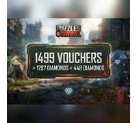 Puzzles & Survival - 1499 Vouchers + 1797 Diamonds + 448 Diamonds Direct Top-Up - GLOBAL