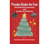 Puzzles Under Tree: Word search, Crossword, and Sudoku For Christmas