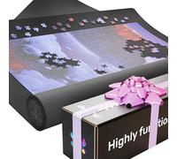 Puzzlup Premium Alfombra para Puzzles 3000 Piezas - 95 x 150 cm - Tapete para Puzzles Antideslizante - Rollo de Espuma con Cierre Velcro Integrado para Guardar sin Perder Piezas
