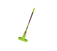 PVA Sponge Mop for Kitchen and Home - 10.6-Inch Super Absorbent Two-Wheel Roller Mop for All Floor Types