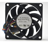 PVA070E12L 70x70x15mm DC12V 0.20A 7CM 4-Wire Cooling Fan