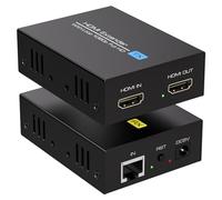 PVBCTCSID Extensor Transmisor HDMI de 120 m, HDMI a través de Ethernet, transmisión sin pérdidas a través de un solo cable Cat5/Cat6/Cat7 Ethernet a HDMI, compatible con 1080P @60HZ HDCP EDID