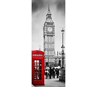 PVC Adhesivo Fotográfico Pegatina 77X200cm Vinilos Decorativos para Puerta Pared Cocina Sala de Baño (Big Ben)