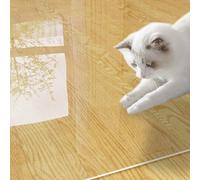 PVC Antiarañazos Alfombra Silla Oficina Rectangular, Muebles Protector De Suelo Para Parquet Escritorio O Gaming, Absorción Acústica Y Reducción De Ruido, Almacenamiento Enrollable(90x140cm)