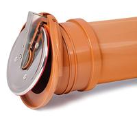 Pvc auto válvula de retención de tapa de plástico fin de activar remanso drenaje 110mm