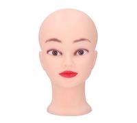 PVC Bald Mannequin Head Wig Wig Wat Modelo Modelo de exhibición Cabezal para Practicar Pelucas de peluquería