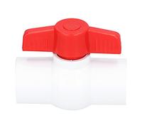 PVC Ball Valve with T - Handle | 1/2 Inch 3/4 Inch 1 Inch Shut Off Valve for Garden Irrigation/Plumbing Pipes/Sprinkler Systems | Non - Reactive PVC Material (DN20)